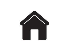 Icon a house representation, isolated against a clean background. This simple symbol evokes a sense of warmth and security, embodying the concept of home. vector