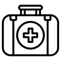 Frist Aid icon outline style vector
