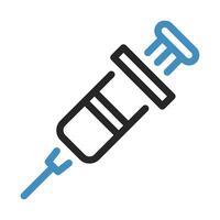 Syringe icon outline color style vector