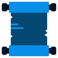 Scroll Icon flat style vector