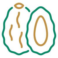 Dates icon outline color style vector