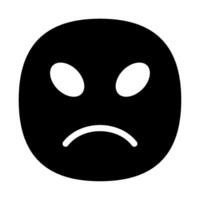 Allien icon glyph style vector