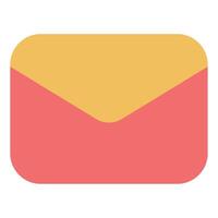 Message icon flat style vector