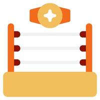 Wrestling icon flat style vector