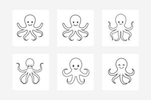 outline octopus. This is a file vector