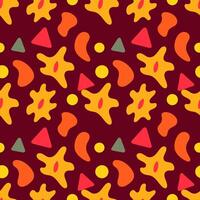 A seamless pattern is a repeating design with no visible borders or interruptions, creating a continuous, infinite look when tiled. vector