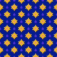 A seamless pattern is a repeating design with no visible borders or interruptions, creating a continuous, infinite look when tiled. vector