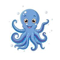 Octopus Intelligent and Agile Marine Creatures with Unique Behaviors vector
