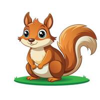 Charming and Playful The Adorable World of Cute Squirrels vector