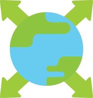 Export Arrow Delivery vector