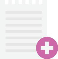 Add Notes Paper vector