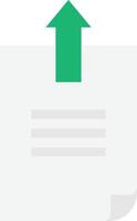 File Upload Document vector