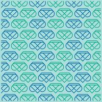 Diamond Infinity line Pattern flat design background with decorative abstract design vector