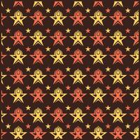 Yoga Star flat design background with decorative abstract design, seamless pattern background illustration vector
