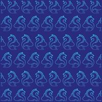 Squirrel Tech Animal line simple flat design background with decorative abstract design, seamless pattern background illustration vector