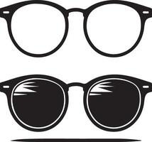 sunglass with different shapes and illustrator vector