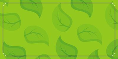 tropical green background with leaf icons. design for banner, poster, greeting card, social media. vector