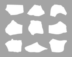 Torn paper sheet bundle. Suitable for label, poster, announcement, or illustration element. vector