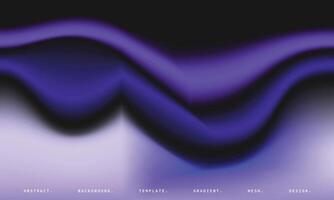 Purple gradient mesh background. Fluid color gradation backdrop. vector