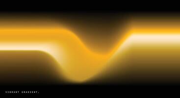 Abstract orange and black gradient background. Vibrant fluid color gradation. Blurred blending light backdrop. Creative wavy graphic element for poster, banner, advertisement, or presentation. vector