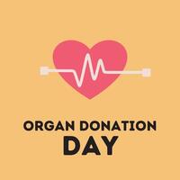 World donation day template design vector