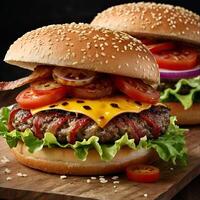 Delicious Burger images photo