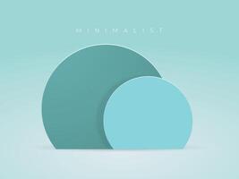 Minimalis product display background vector