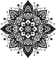 A floral mandala design vector