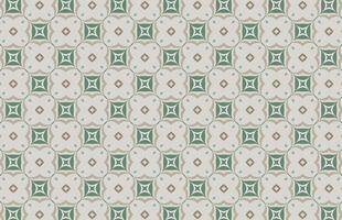 Green and brown fabric design pattern vector