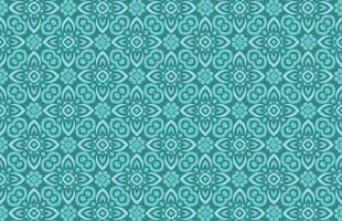 Textile blue color flowers fabric design pattern vector