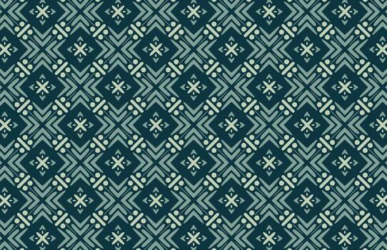 Geometric fabric design pattern 2 vector