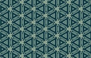 Geometric hexagonal grunge fabric design pattern vector