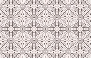 Geometric brown brown tile pattern vector