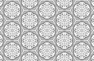 Gray color royal tile wall design pattern vector