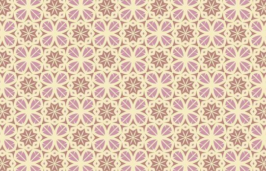 Geometric shapes fabric design pattern vector