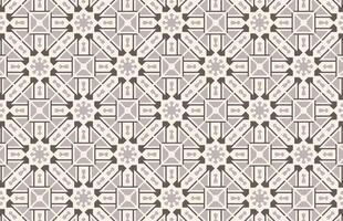 Geometric brown brown tile pattern vector