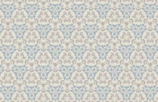 Textile floral design pattern vector