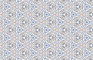 Colorful fabric design pattern vector