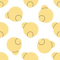 flat school Illustration. Water molecule, H2O seamless pattern. Back to School. The science. vector