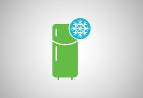 Refrigerator Logo Design, design template vector
