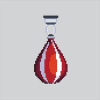 Pixel art illustration Punching Bag. Pixelated Punching Bag. Punching Bag pixelated for the pixel art game and icon for website and game. old school retro. vector