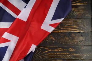 Great Britain flag background place for text cope space photo