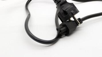 Power cable and notebook adapter photo