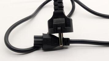 Power cable and notebook adapter photo