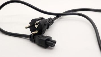 Power cable and notebook adapter photo