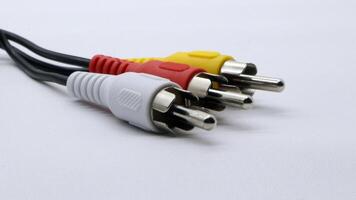 3 5 mm jack audio cable isolated photo