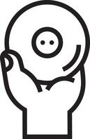 Ball icon symbol image vector