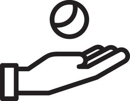 Ball icon symbol image vector