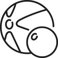 Ball icon symbol image vector