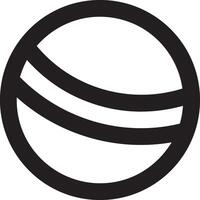 Ball icon symbol image vector